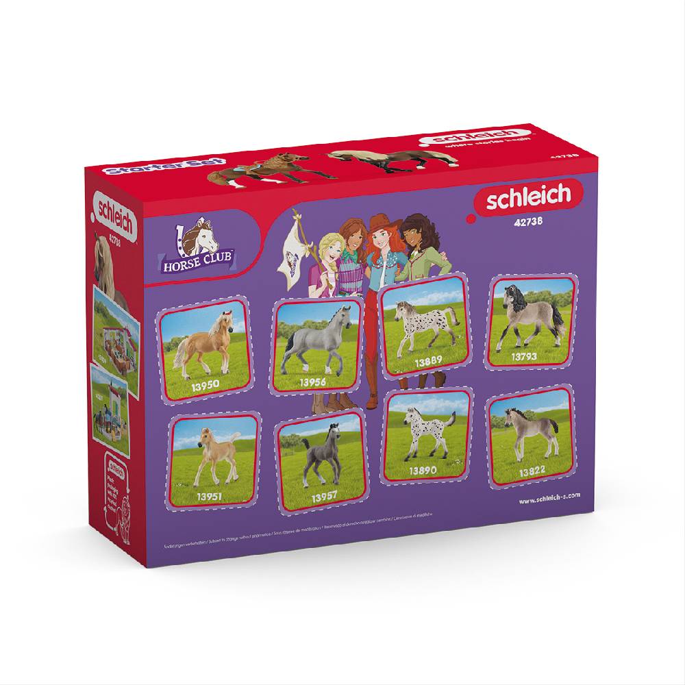 Schleich HORSE CLUB Paso Peruano Starter-Set Kostenloser Versand international