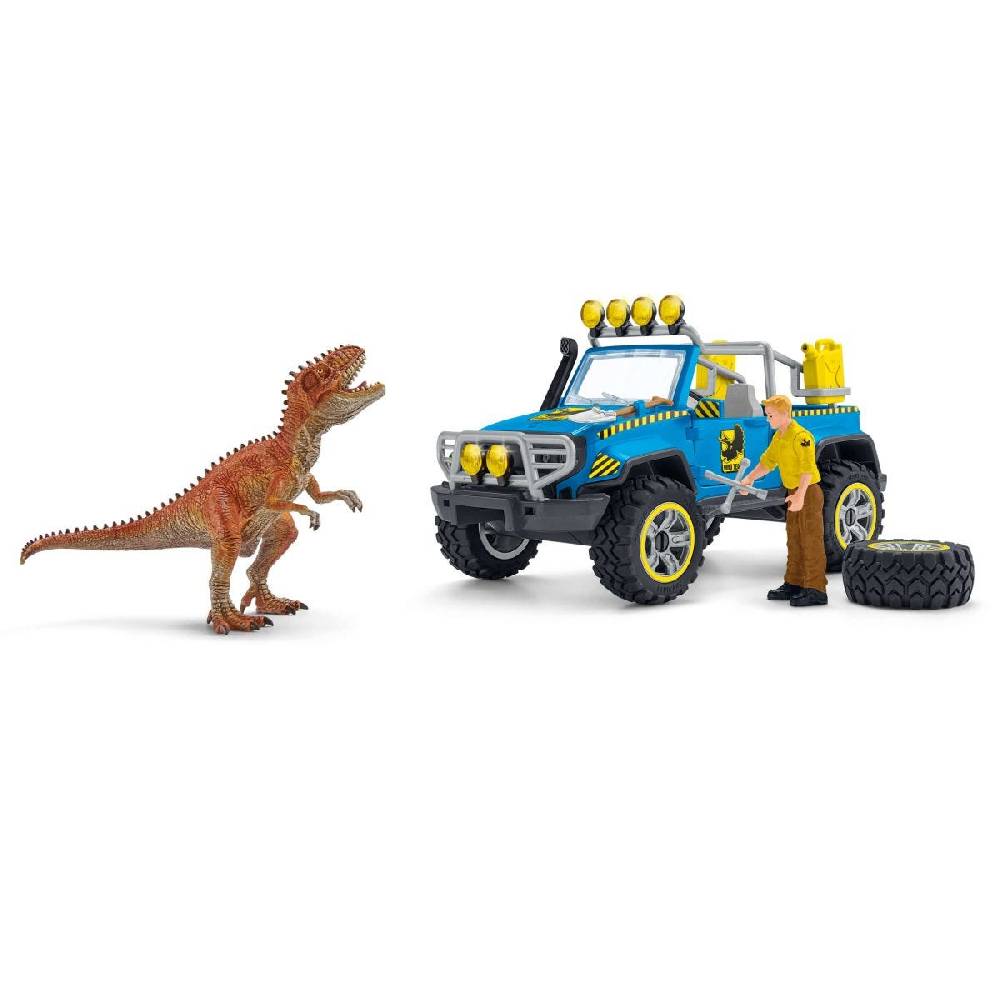 Schleich Geländewagen mit Dino-Außenposten Discount Store für neue Produkte