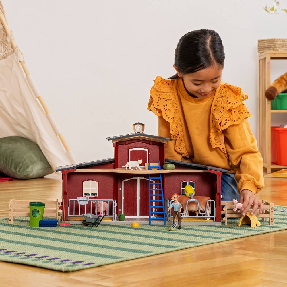 Schleich Große Farm mit Tieren und Zubehör Zeitlich begrenztes Angebot