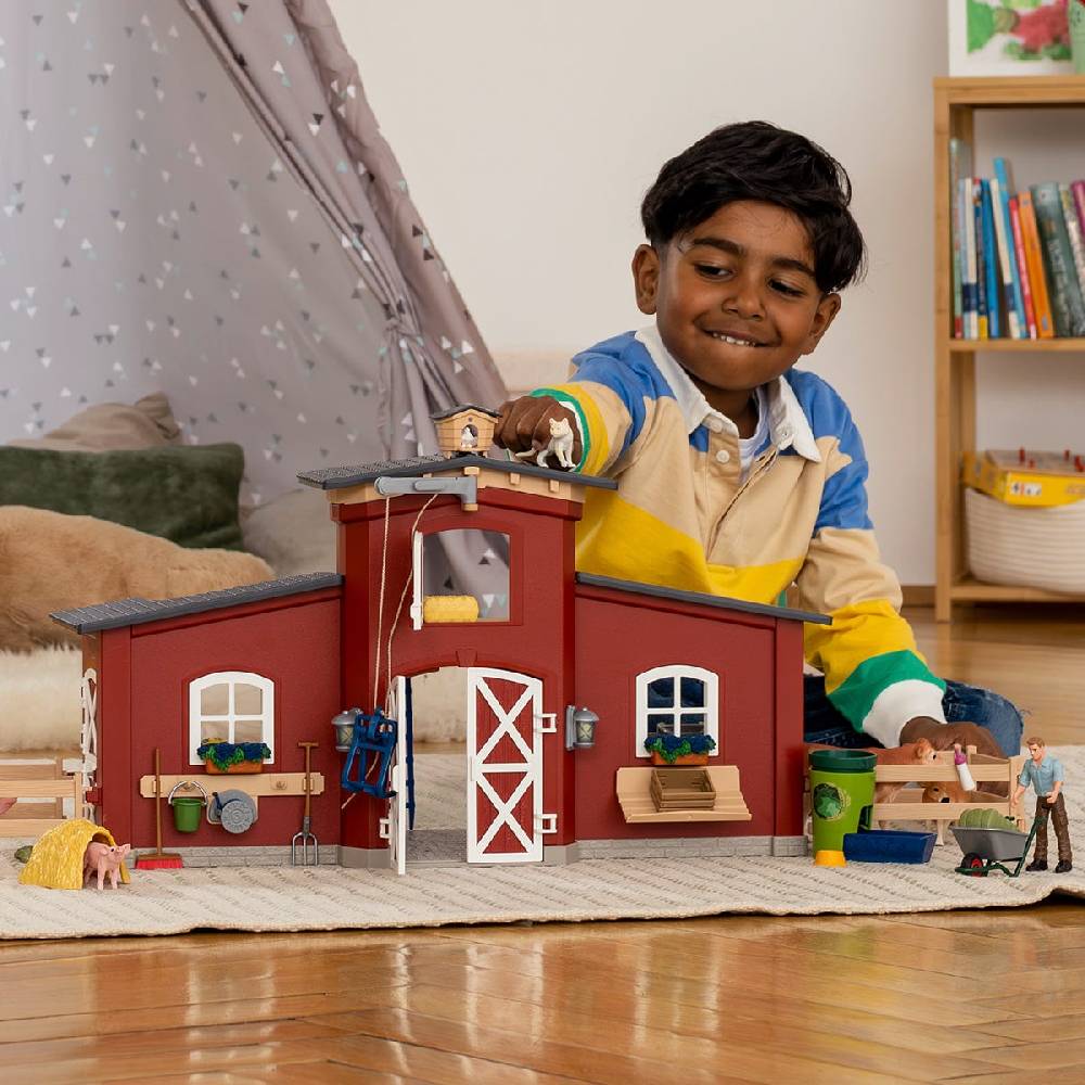 Schleich Große Farm mit Tieren und Zubehör Zeitlich begrenztes Angebot