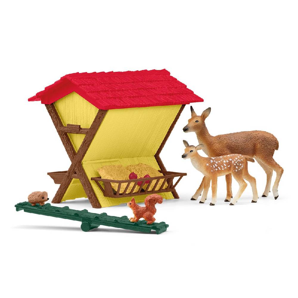 Schleich Fütterung der Waldtiere Große Rabatte