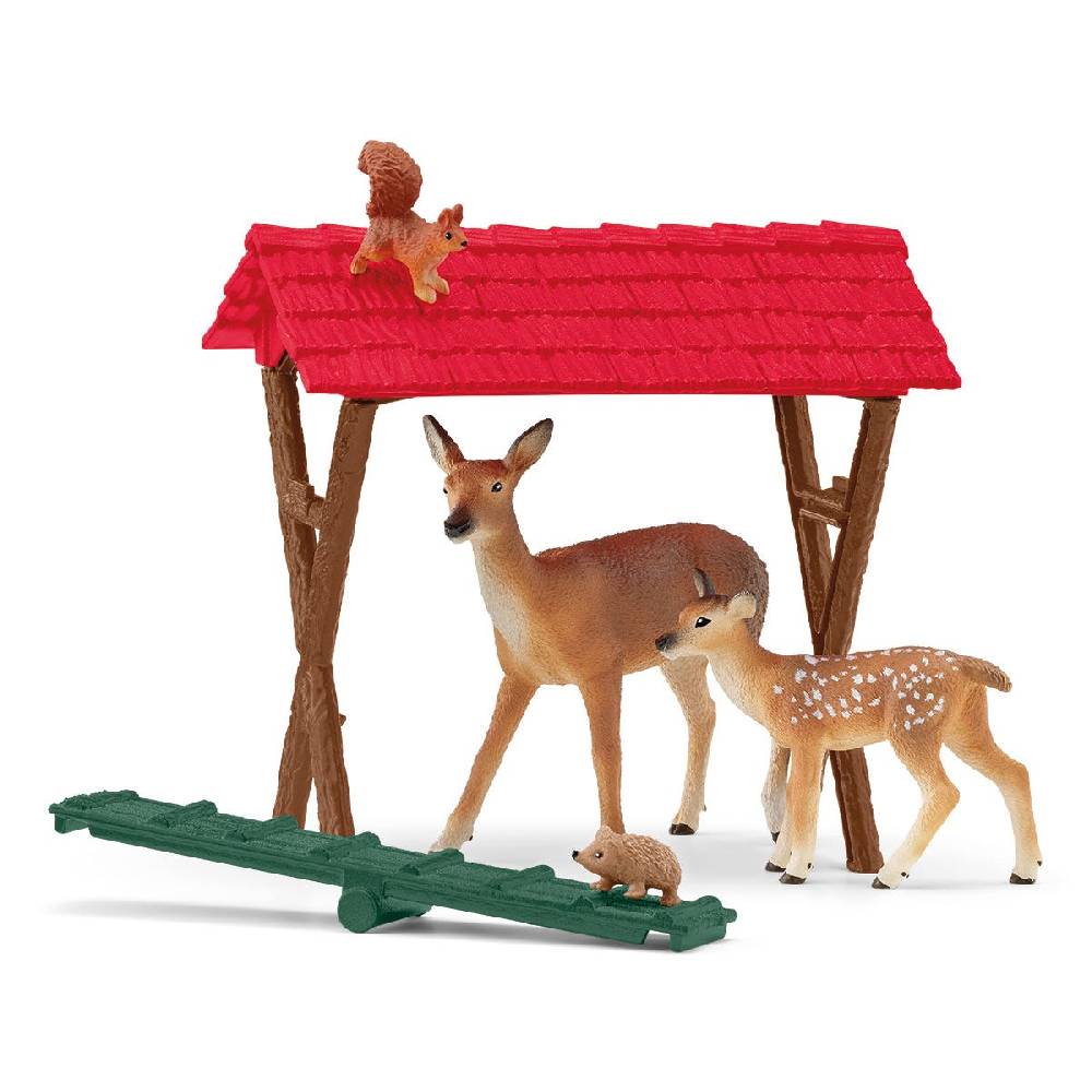 Schleich Fütterung der Waldtiere Große Rabatte