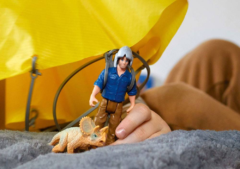 Schleich Dino Fallschirmrettung Fabrik Onlineshop